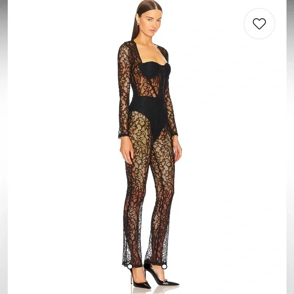 Michael Costello x REVOLVE Audrey Jumpsuit in Black - Picture 7 of 10